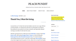Desktop Screenshot of peachpundit.com